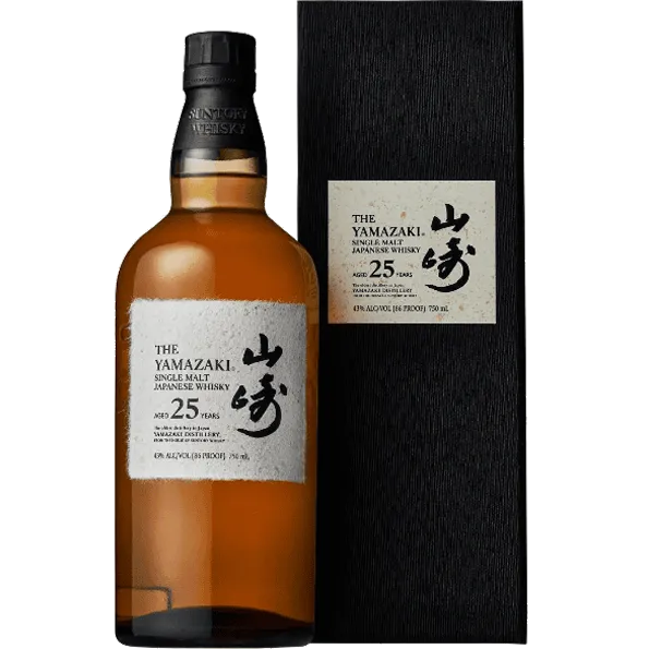 山崎 25年單一麥芽威士忌(新版)