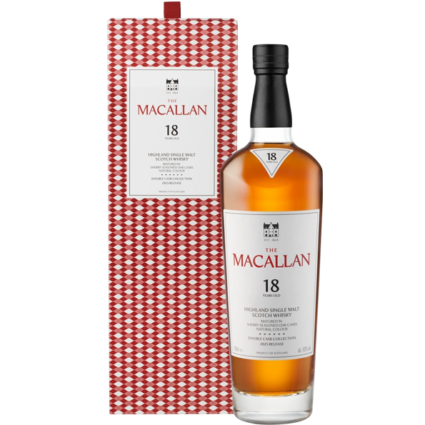 麥卡倫雙雪莉桶18年單一麥芽威士忌2025年