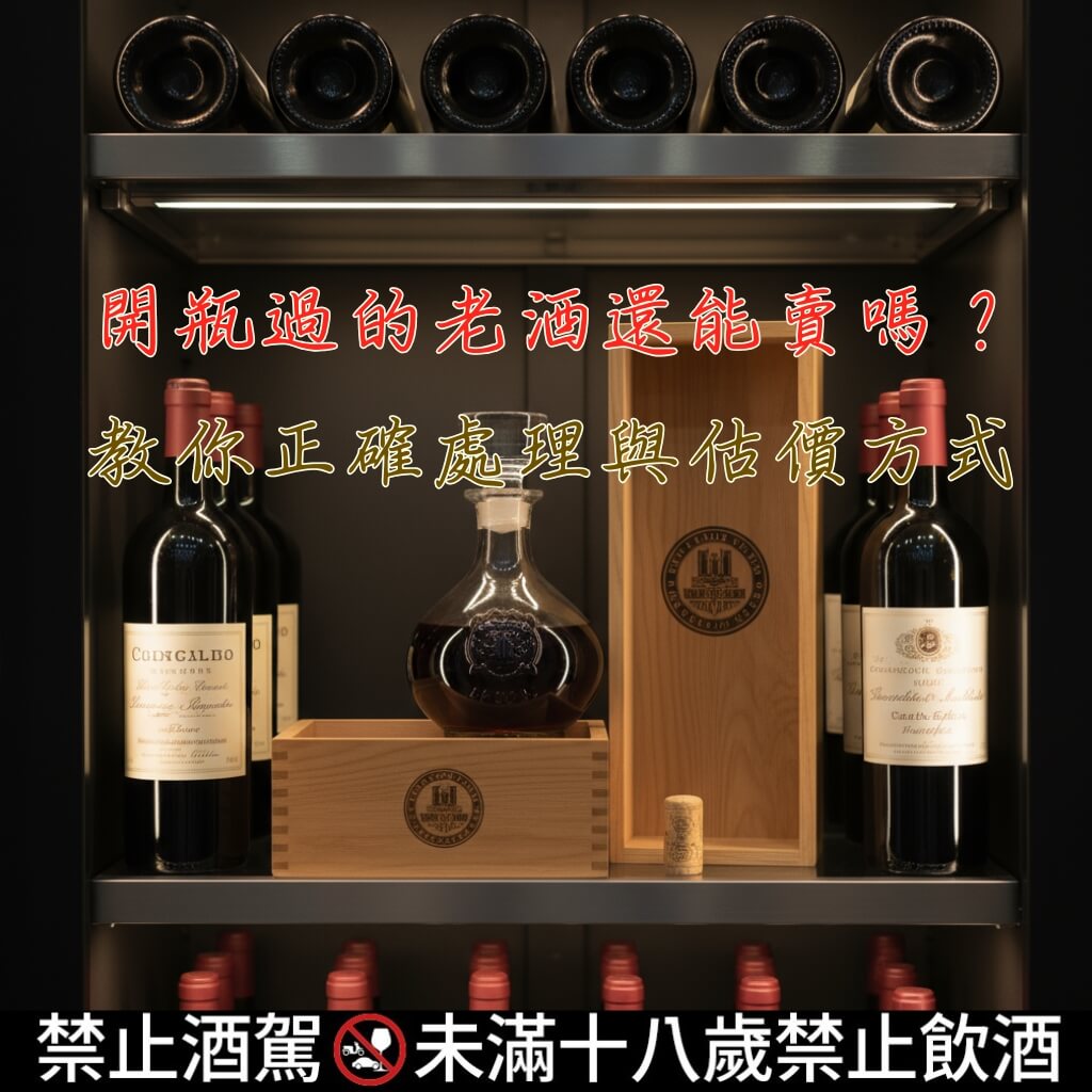 開瓶過的老酒還能賣嗎教你正確處理與估價方式文章縮圖