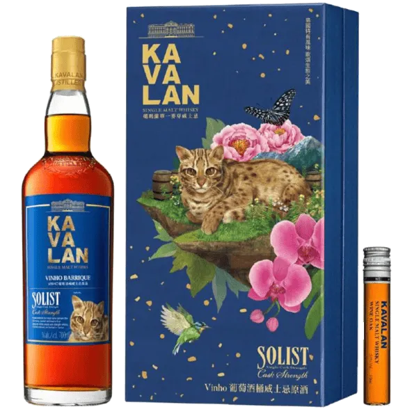 噶瑪蘭 經典獨奏葡萄酒桶2021新春生態之美石虎禮盒