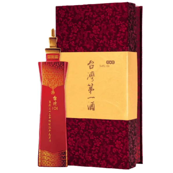 馬祖酒廠 台北101 窖藏33年 頂級陳年高粱酒 限量版寶石紅